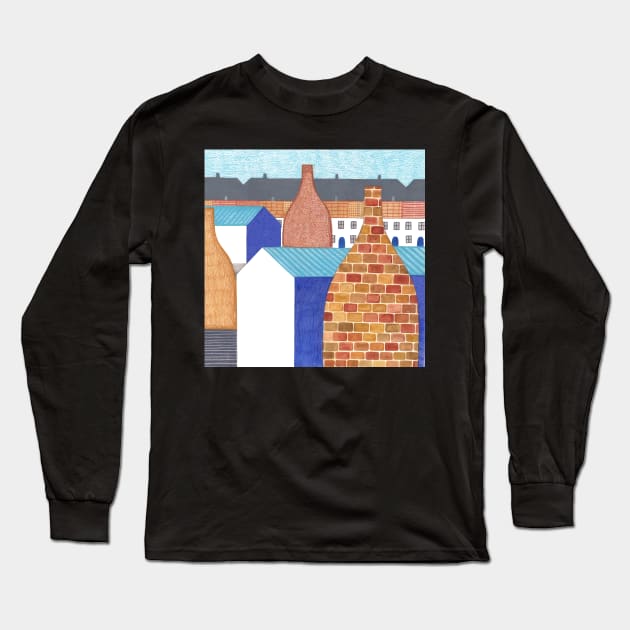 STOKE ON TRENT: SERIES Long Sleeve T-Shirt by shelleyjayne